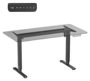 Elektricky výškovo nastaviteľný stôl Ergo Office max. výška 1160 mm max. - 80 kg bez stolovej dosky čierny ER-400 B