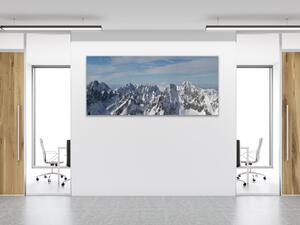 Obraz sklenený štíty hôr Tatry - 30 x 60 cm