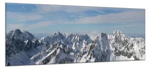 Obraz sklenený štíty hôr Tatry - 50 x 70 cm
