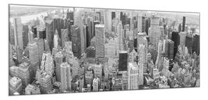 Obraz sklenená panoráma New York City - 50 x 100 cm