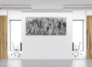 Obraz sklenená panoráma New York City - 30 x 60 cm
