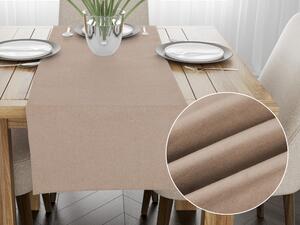 Biante Behúň na stôl/imitácia brúsenej kože Alcantara ALC-006 Béžový 35x160 cm