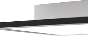 Moderné stropné svietidlo čierne s LED 80 cm - živ