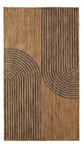 Čierny/hnedý vnútorný a vonkajší koberec 80x150 cm Mira 1453 – Ayyildiz Carpets