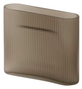Muuto Váza Ridge H16, taupe frosted glass
