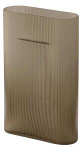 Muuto Váza Ridge H35, taupe frosted glass