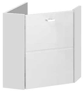 CMD COMAD - Kúpeľňová skrinka pod umývadlo Finka White - biela - 40x68x40 cm