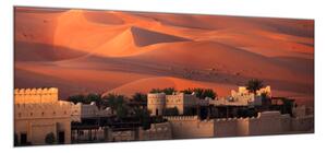 Obraz sklenený púšť Abu Dhabi - 30 x 60 cm