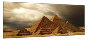 Obraz sklenený Egypt pyramídy - 30 x 60 cm
