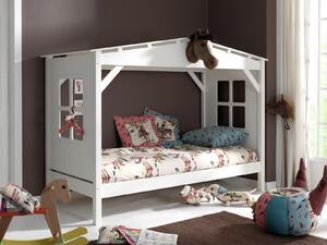 Detská poschodová posteľ z masívu rozkladacia PIOLZB14