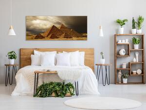 Obraz sklenený Egypt pyramídy - 40 x 60 cm
