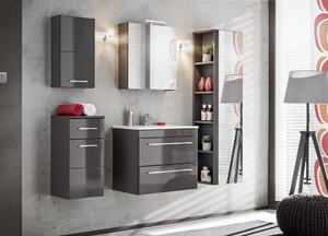 CMD Via Domo - Kúpeľňová skrinka pod umývadlo Twist Grey - šedá - 60x52x39 cm