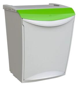 Denox Ekosystem odpadkový kôš na triedený odpad 25 l, zelený - sklo