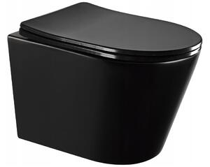 SCHWAB SET WC 199 podomietková nádržka pre zamurovanie 3/6l, DN110mm + Mexen Rico WC misa Rimless, WC sedátko so spomaľovacím mechanizmom, Slim, duro…