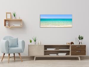 Obraz sklenený tropické more - 30 x 60 cm