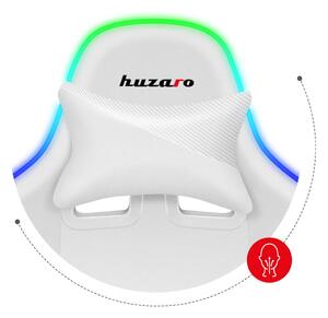 Herná stolička HUZARO FORCE 6.2 RGB LED WHITE