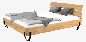 Masívna dubová manželská posteľ Kapera Rozmer: 140x200