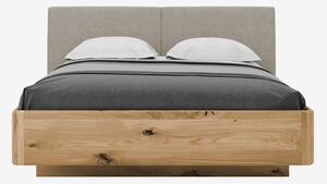 Masívna dubová manželská posteľ Amaris Rozmer: 160x200