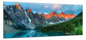 Obraz sklenený Morénske jazero - 40 x 60 cm