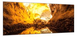 Obraz sklenený Cueva de los Verdes v Lanzarote - 50 x 100 cm
