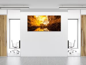 Obraz sklenený Cueva de los Verdes v Lanzarote - 50 x 100 cm