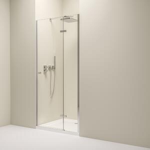 Erga Bern, 1-krídlové delené sprchové dvere do otvoru 70x195 cm, 6mm číre sklo, chrómový profil, ERG-V02-BERN-D070-CR