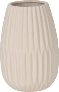 Rebrovaná váza Evelyn, 13 x 20 cm, dolomit​