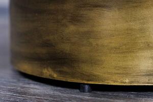 Dizajnový konferenčný stolík Ilissa 60 cm zlatý