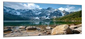 Obraz sklenený jazero Morskie oko - 30 x 60 cm