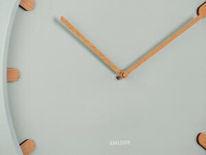 KARLSSON GRACE nástenné hodiny Sivo-zelená