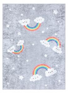 Dywany Łuszczów Detský kusový koberec Junior 52063.801 Rainbow grey - 160x220 cm