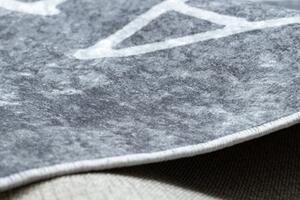 Dywany Łuszczów Detský kusový koberec Junior 52106.801 Alphabet grey - 160x220 cm