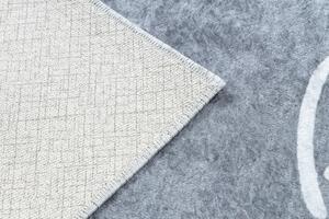 Dywany Łuszczów Detský kusový koberec Junior 52106.801 Alphabet grey - 160x220 cm