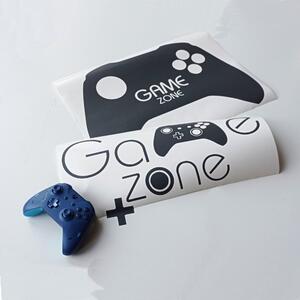 Pieris design Game zone - X - nálepka na stenu pre hráča 2 biela