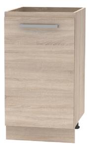 KONDELA Spodná skrinka 45 1DV, dub sonoma, NOVA PLUS NOPL-063-0S