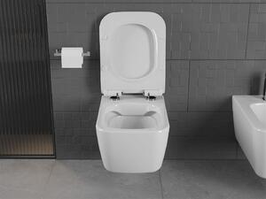 Mexen STELLA, závesné wc s pomaly padajúcim WC sedátkom, 51 x 35 cm, biela, 30680800