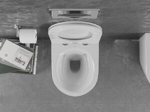 Mexen Lena Rimless závesné WC so sedátkom s pomalým zatváraním, biela - 30220300