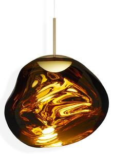 Tom Dixon Melt LED závesná lampa Ø 50 cm zlatá