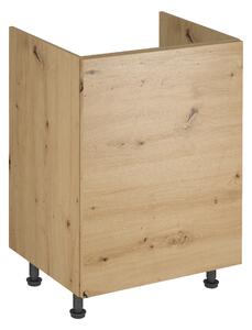 KONDELA Drezová skrinka, dub artisan, univerzálna, LANGEN D60Z