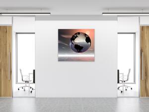 Obraz sklenený zeme gule - 40 x 40 cm
