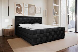 BOXSPRINGOVÁ POSTEĽ, 180/200 cm, čierna Livetastic - Online Only spálne, Online Only