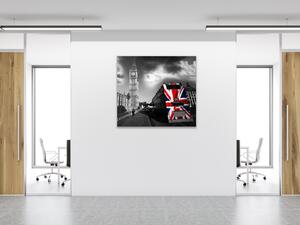 Sklenený obraz štvorcový Big Ben Londýn - 40 x 40 cm