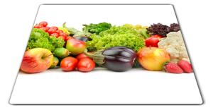 Sklenená doštička čerstvé ovocie a zelenina - 30x20cm