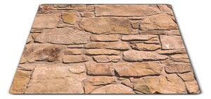 Sklenená doštička kamenný pieskový obklad - 30x20cm