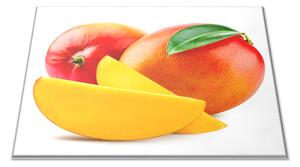 Sklenená doštička ovocie mango - 30x20cm