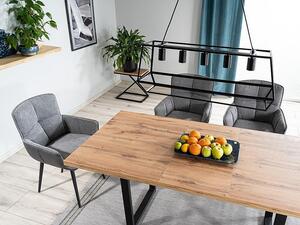 Rozkladací jedálenský stôl VITO 140 (180) x 85 cm - dubový efekt