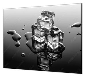 Ochranná doska ľadovej kocky na tmavom podklade - 52x60cm / ANO