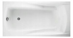 Cersanit Zen, akrylátová vaňa 170x85cm + nožičky, biela, S301-128