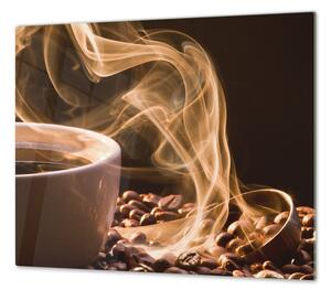Ochranná doska hrnček a zrná kávy s vôňou - 55x55cm / NE