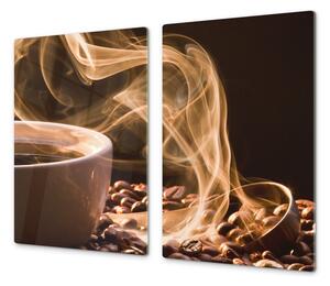 Ochranná doska hrnček a zrná kávy s vôňou - 40x60cm / ANO